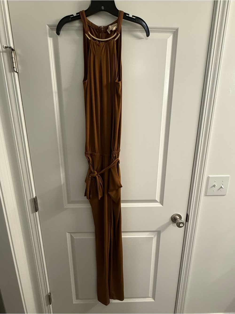 Michael Kors Halter Wrap Jersey Jumpsuit Size S